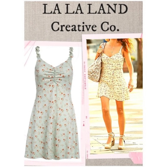 2/$40 LA LA LAND Dress Creative Co NWT Floral Print Vintage-inspired Size M - Picture 8 of 8